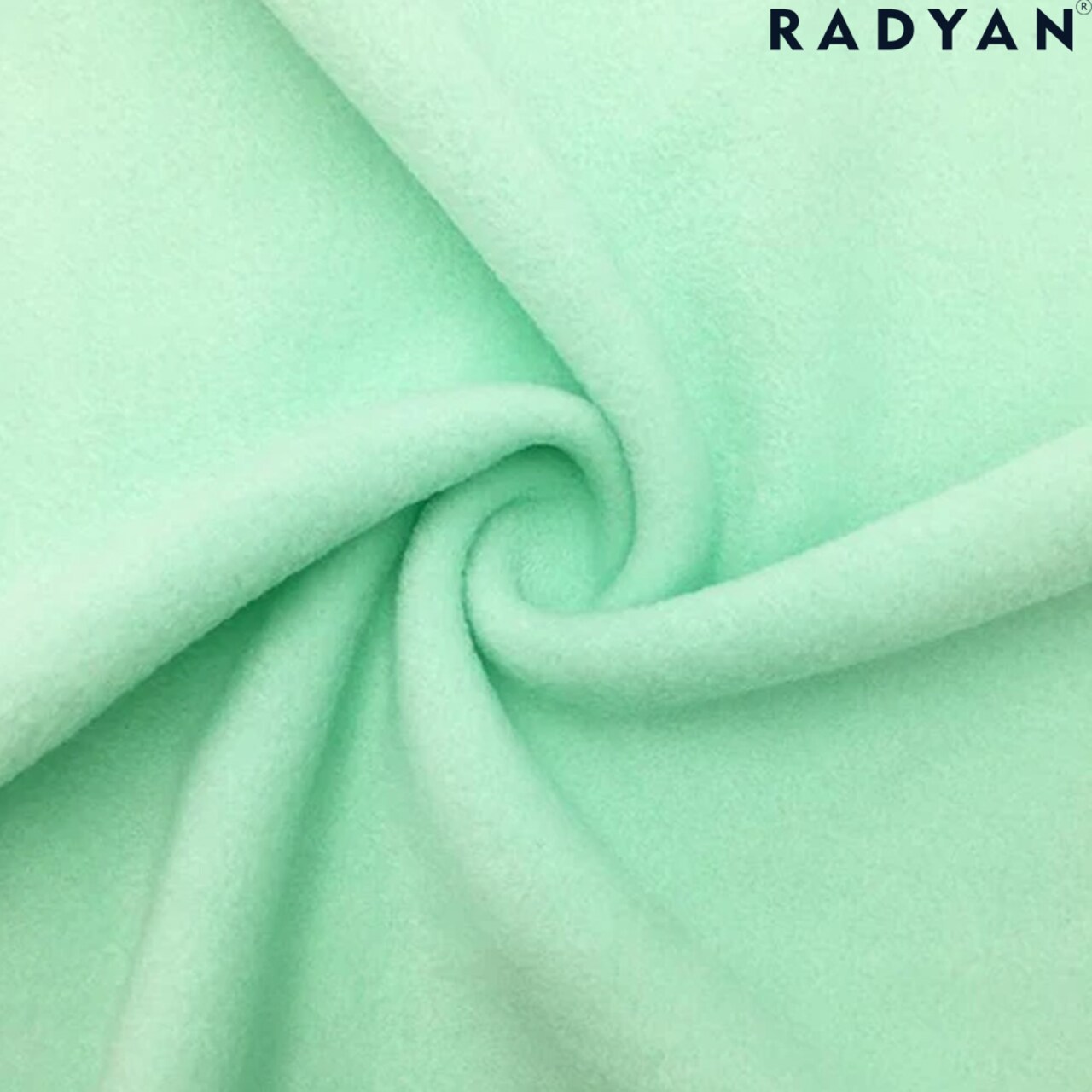 1 Yard Tai Chi Double Sided Performance Fleece Fabric Lightweight Anti Pilling Material 62 Inch Width